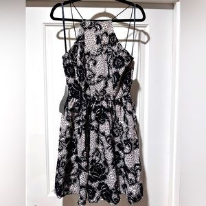 Bebe ✨ Square-neck Ruffle Dress (NWT)